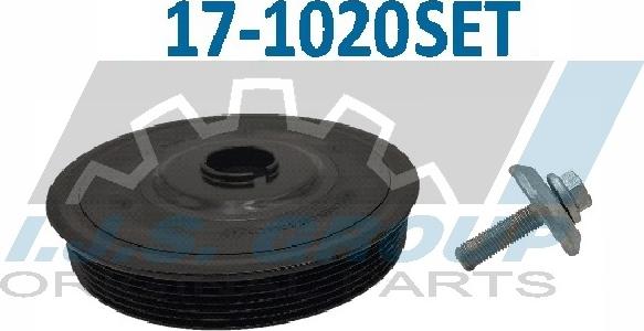 IJS GROUP 17-1020SET - Puleggia cinghia, Albero a gomiti autozon.pro