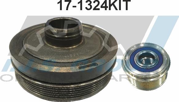 IJS GROUP 17-1324KIT - Puleggia cinghia, Albero a gomiti autozon.pro