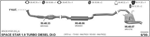 Imasaf 555000050 - Impianto gas scarico autozon.pro