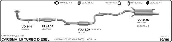 Imasaf 555000002 - Impianto gas scarico autozon.pro