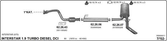 Imasaf 558000011 - Impianto gas scarico autozon.pro