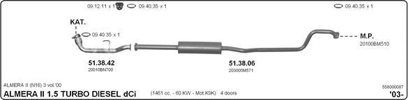 Imasaf 558000087 - Impianto gas scarico autozon.pro