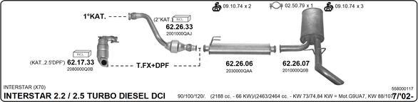 Imasaf 558000117 - Impianto gas scarico autozon.pro