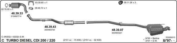 Imasaf 553000015 - Impianto gas scarico autozon.pro