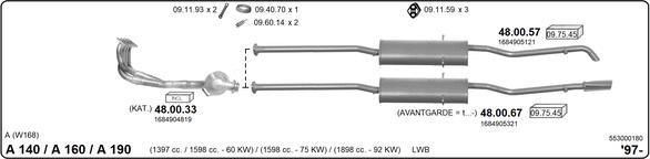 Imasaf 553000180 - Impianto gas scarico autozon.pro