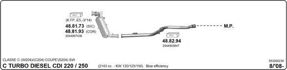 Imasaf 553000236 - Impianto gas scarico autozon.pro