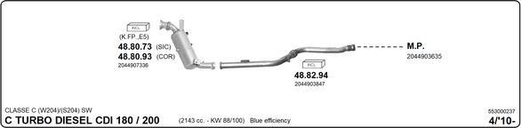 Imasaf 553000237 - Impianto gas scarico autozon.pro