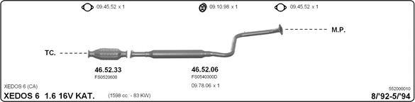 Imasaf 552000010 - Impianto gas scarico autozon.pro