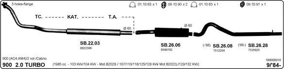 Imasaf 569000018 - Impianto gas scarico autozon.pro