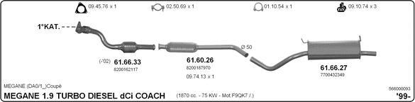 Imasaf 566000093 - Impianto gas scarico autozon.pro