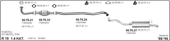 Imasaf 566000159 - Impianto gas scarico autozon.pro