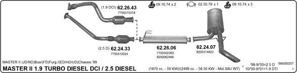 Imasaf 566000257 - Impianto gas scarico autozon.pro