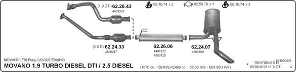 Imasaf 561000405 - Impianto gas scarico autozon.pro