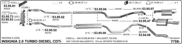 Imasaf 561000437 - Impianto gas scarico autozon.pro