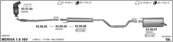 Imasaf 561000293 - Impianto gas scarico autozon.pro