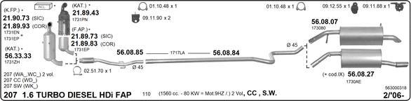 Imasaf 563000318 - Impianto gas scarico autozon.pro