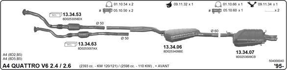 Imasaf 504000040 - Impianto gas scarico autozon.pro