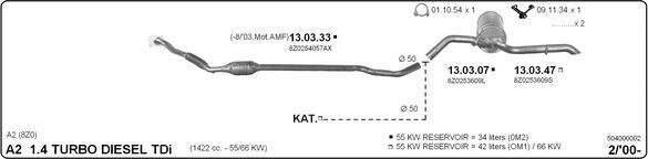 Imasaf 504000002 - Impianto gas scarico autozon.pro