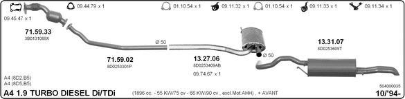 Imasaf 504000035 - Impianto gas scarico autozon.pro