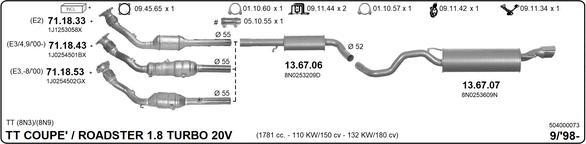 Imasaf 504000073 - Impianto gas scarico autozon.pro