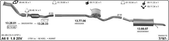 Imasaf 504000175 - Impianto gas scarico autozon.pro