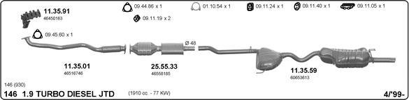 Imasaf 502000133 - Impianto gas scarico autozon.pro