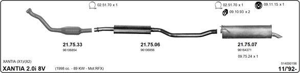 Imasaf 514000156 - Impianto gas scarico autozon.pro