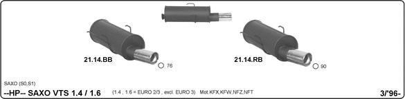 Imasaf 514000139 - Impianto silenziatore sportivo autozon.pro