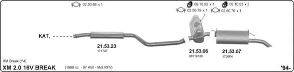 Imasaf 514000172 - Impianto gas scarico autozon.pro