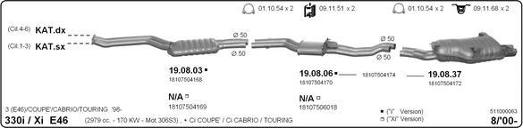 Imasaf 511000063 - Impianto gas scarico autozon.pro