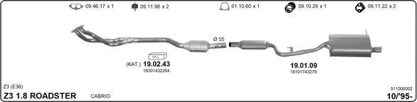 Imasaf 511000002 - Impianto gas scarico autozon.pro