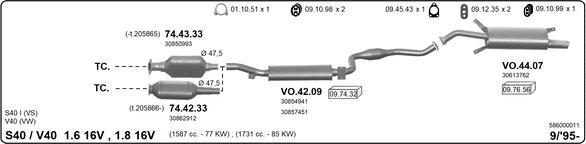 Imasaf 586000011 - Impianto gas scarico autozon.pro