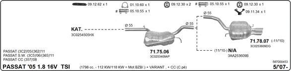 Imasaf 587000453 - Impianto gas scarico autozon.pro