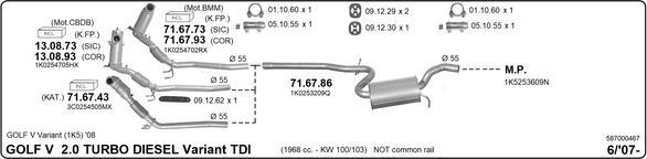 Imasaf 587000467 - Impianto gas scarico autozon.pro