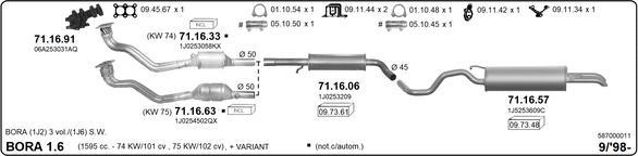 Imasaf 587000011 - Impianto gas scarico autozon.pro