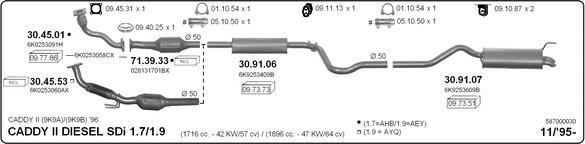 Imasaf 587000030 - Impianto gas scarico autozon.pro