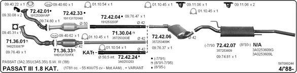 Imasaf 587000244 - Impianto gas scarico autozon.pro