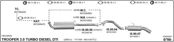 Imasaf 538000001 - Impianto gas scarico autozon.pro