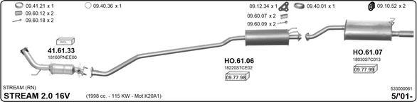 Imasaf 533000061 - Impianto gas scarico autozon.pro