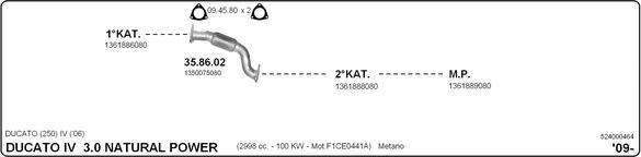 Imasaf 524000464 - Impianto gas scarico autozon.pro