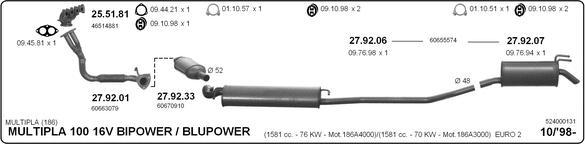 Imasaf 524000131 - Impianto gas scarico autozon.pro