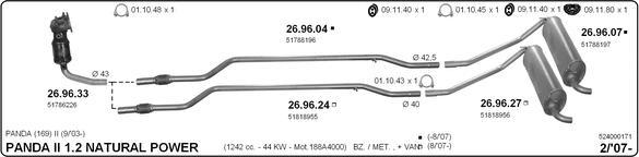 Imasaf 524000171 - Impianto gas scarico autozon.pro