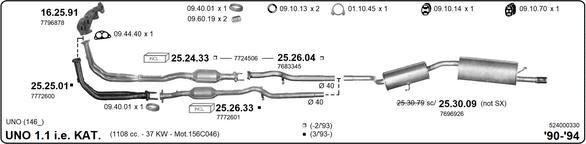 Imasaf 524000330 - Impianto gas scarico autozon.pro