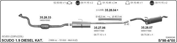 Imasaf 524000248 - Impianto gas scarico autozon.pro