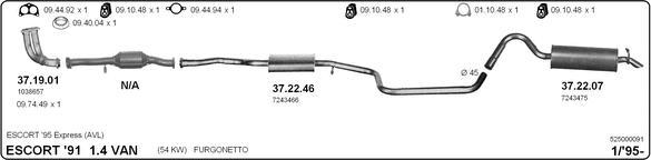 Imasaf 525000091 - Impianto gas scarico autozon.pro