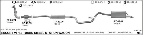 Imasaf 525000066 - Impianto gas scarico autozon.pro