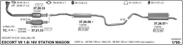 Imasaf 525000076 - Impianto gas scarico autozon.pro