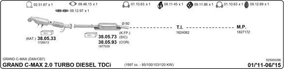 Imasaf 525000396 - Impianto gas scarico autozon.pro