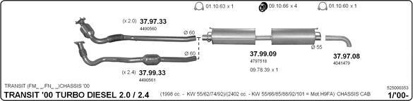 Imasaf 525000353 - Impianto gas scarico autozon.pro