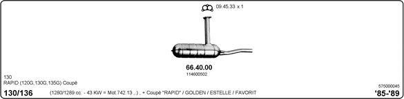 Imasaf 575000045 - Impianto gas scarico autozon.pro